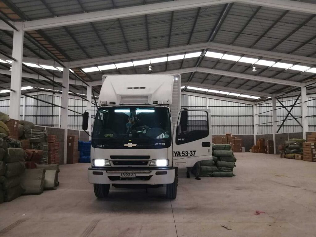 Camión de mudanzas Valdivia